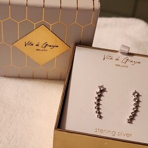 Sterling Silver Star Earrings